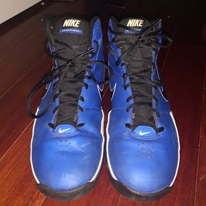 Nike Men's Black & Blue Athletic Hightop Sneakers